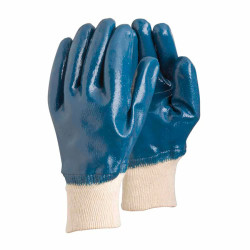 GUANTE NITRILO PUÑO TEJIDO  /  Sku  :  PMA-11009400